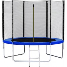 Батут з сіткою EnergyFIT 244 см (8FT), синій, код: GB10102-8FT