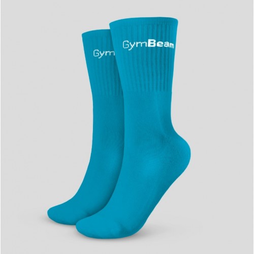 Шкарпетки GymBeam ¾ Socks 3Pack Aquamarine розмір L/XL (39-43), аквамарин, код: 310052-GB