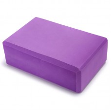 Блок для йоги FitGo 230х155х80 мм, фіолетовий, код: FI-5951_V