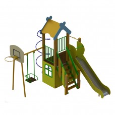 Ігровий комплекс Miros "Єнот" 3900x3920x3320 мм, код: DIO712.5 Ігровий комплекс Miros "Єнот" 3900x3920x3320 мм, код: DIO712.5