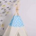 Дитячий намет (вігвам) Springos Tipi XXL White/Sky Blue, код: TIP05