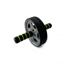 Ролик гімнастичний двоколесний SNS 1605С, чорний-сірий, код: 00165-SNS Ролик гімнастичний двоколесний SNS 1605С, чорний-сірий, код: 00165-SNS