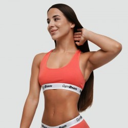 Cпортивний топ бюстгальтер GymBeam Strawberry Red XXL, червоний, код: 219146-GB