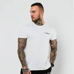 Футболка чоловіча GymBeam Basic White XXXL, білий, код: 8586025606387