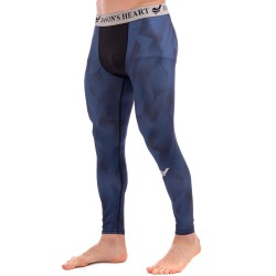 Компресійні штани тайтси чоловічі Jason M, зріст 165-170, темно-синій, код: 3031_MDBL