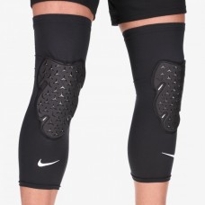 Компресійні наколінники з захистом Nike Pro Strong Leg Sleeves L/XL пара, чорний, код: 2023111300263