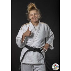 Кімоно для дзюдо Adidas Champion II з ліцензією IJF, розмір 165, білий, код: 15619-636