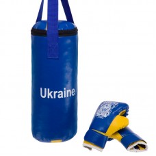 Боксерський набір дитячий Lev Ukraine синій-жовтий, код: LV-9940_BLY