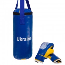 Боксерський набір дитячий Lev Ukraine синій-жовтий, код: LV-9940_BLY