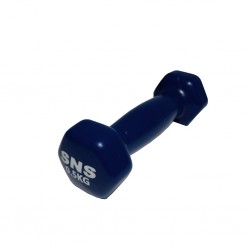 Гантель вінілова SNS 1х0,5 кг, синій, код: 12324-SNS