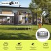 Садовий батут Zipro Jump Pro з вуличною сіткою 16FT 496 см, зелений-чорний, код: 5902659840752-IN