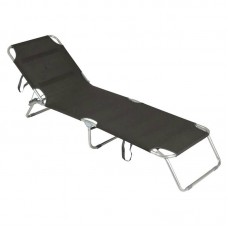 Ліжко розкладне Bo-Camp Sun Lounger 3 Positions Anthracite, код: DAS301466-DA