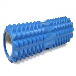 Масажний ролик EasyFit Grid Roller 45 см v.2.2 синій, код: EF-2028-Bl