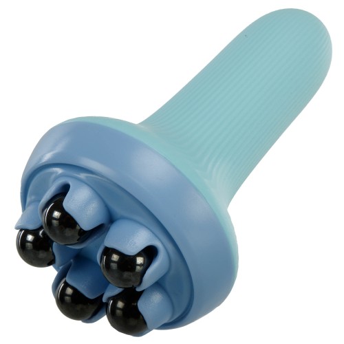 Масажер роликовий для тіла антицелюлітний ручний FitGo 5 магнітних кульок, , код: FI-1050-S52 Масажер роликовий для тіла антицелюлітний ручний FitGo 5 магнітних кульок, , код: FI-1050-S52