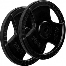 Набір дисків чавунних Movit 2х20 кг, чорний, код: M-10085515-IN Набір дисків чавунних Movit 2х20 кг, чорний, код: M-10085515-IN