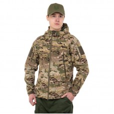 Куртка тактична флісова Tactical 2XL (52-54), камуфляж, код: TY-7491_2XLK