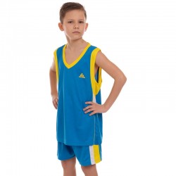 Форма баскетбольна дитяча PlayGame Lingo M (ріст 135-140) блакитний, код: LD-8095T_MN-S52