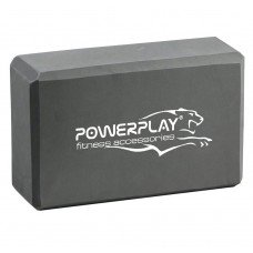 Блок для йоги PowerPlay 4006 Yoga Brick 229х152х76мм, сірий, код: PP_4006_Grey_Yoga_Brick