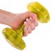 Гантель для фітнесу з TPU покриттям Zelart Jelly Urethane Coated Dumbbells 1х3,4кг, жовтий, код: TA-2946-7_5LB-S52