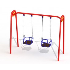 Гойдалка подвійна велика Miros на ланцюгах, код: DIO312.5