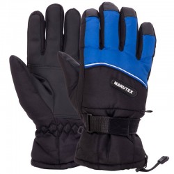 Рукавички гірськолижні теплі Marutex M-L чорний-синій, код: AG-903_MLBKBL