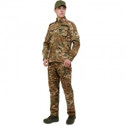 Костюм тактичний (сорочка та штани) Tactical Military Rangers розмір M, камуфляж Multicam, код: ZK-SU1128_MKM