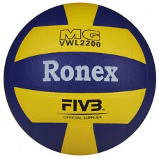 М"яч волейбольний Ronex RX-WL2200 №5, синьо-жовтий, код: RX-WL2200-WS
