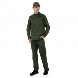 Костюм тактичний (сорочка та штани) Tactical Military Rangers розмір XXXXL, оливковий, код: ZK-SU1127_XXXXLOL