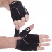 Рукавички для важкої атлетики Zelart S чорний, код: SB-161579_S