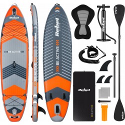 Надувна SUP дошка (Сапборд) Rebel Active RBA-4507 335 помаранчево-сіра, код: M-14043987-IN