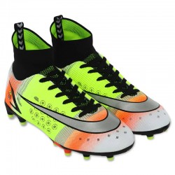 Бутси футбольне взуття Lijin розмір 44, чорний-лимонний, код: 209-1-2_44BKY