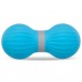 М"яч масажний подвійний для МФР та самомасажу FitGo 140х65 мм, блакитний, код: FI-0728_N