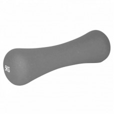 Гантель неопреновая PowerPlay Spartacus 1х5 кг, сіра, код: PP_4126_5kg Гантель неопреновая PowerPlay Spartacus 1х5 кг, сіра, код: PP_4126_5kg