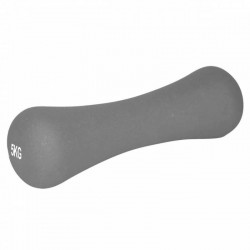 Гантель неопреновая PowerPlay Spartacus 1х5 кг, сіра, код: PP_4126_5kg