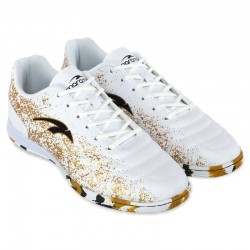 Взуття для футзалу чоловічі Maraton розмір 40, білий-золотий, код: 230323-3_40W
