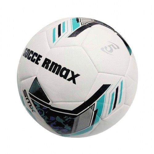 М"яч футбольний Soccermax SM-498 №5, білий-чорний-бірюзовий, код: 00498-SNS