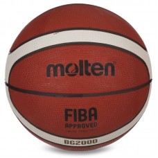 М"яч баскетбольний гумовий Molten №7, коричневий, код: B7G2000-S52 М"яч баскетбольний гумовий Molten №7, коричневий, код: B7G2000-S52
