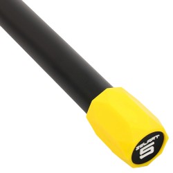 Бодібар Zelart Body Bar 5 кг, чорний-жовтий, код: FI-4780-5