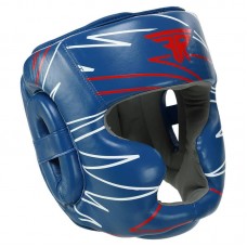 Шолом боксерський з повним захистом шкіряний Fistrage Pro Training L, синій, код: VL-9353_LBL Шолом боксерський з повним захистом шкіряний Fistrage Pro Training L, синій, код: VL-9353_LBL
