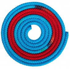 Скакалка для художньої гімнастики Beauty 3 м, блакитний-червоний, код: C-1657_NR