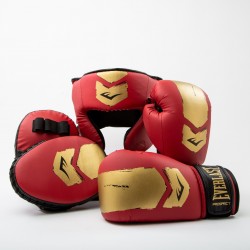 Комплект для боксу дитячий Everlast Prospect 2 Boxing Kit червоний-золотий, код: 009283620158