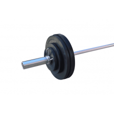 Штанга прогумована RN-Sport 75 кг з олімпійським грифом, код: RN_OB80 Штанга прогумована RN-Sport 75 кг з олімпійським грифом, код: RN_OB80