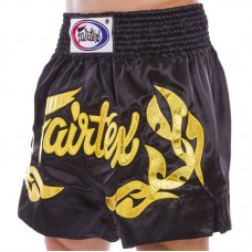 Шорти для тайського боксу та кікбоксингу Fairtex XXL чорний, код: BS0646_XXLBK