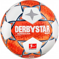 М"яч футбольний Select Derbystar Bundesliga Brillant Mini №0, біло-чорно-бірюзовий, код: 4030793113225