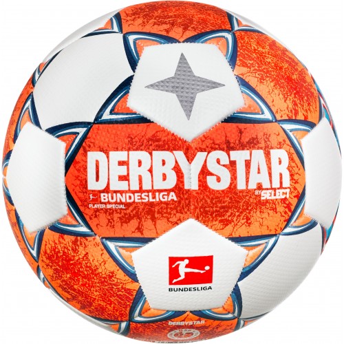 М"яч футбольний Select Derbystar Bundesliga Brillant Mini №0, біло-чорно-бірюзовий, код: 4030793113225