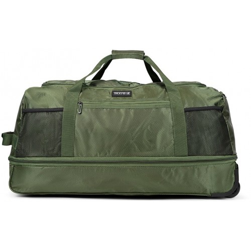 Сумка дорожня на колесах TravelZ Wheelbag Doubleloader foldable green (603097), код: 931070-SVA