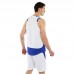 Форма баскетбольна майка та шорти Lidong 5XL, білий-синій, код: L221_5XLWBL