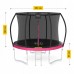 Батут із внутрішньою сіткою 4Fizjo Pro 8FT 252 см Black/Pink, код: P-5907739314550