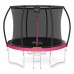 Батут із внутрішньою сіткою 4Fizjo Pro 8FT 252 см Black/Pink, код: P-5907739314550