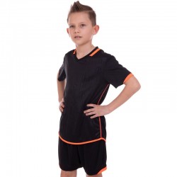 Форма футбольна дитяча PlayGame Lingo розмір 30, ріст 140-145, чорний, код: LD-5025T_30BK-S52